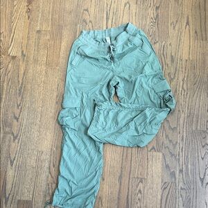 Lululemon Green Cargo Pants